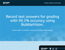 Tablet Screenshot of bubblevision.org